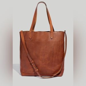 MADEWELL MEDIUM TRANSPORT TOTE - ENGLISH SADDLE